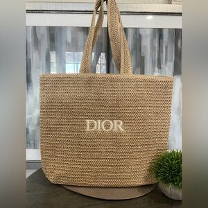 Raffia Large Woven Tote Bag